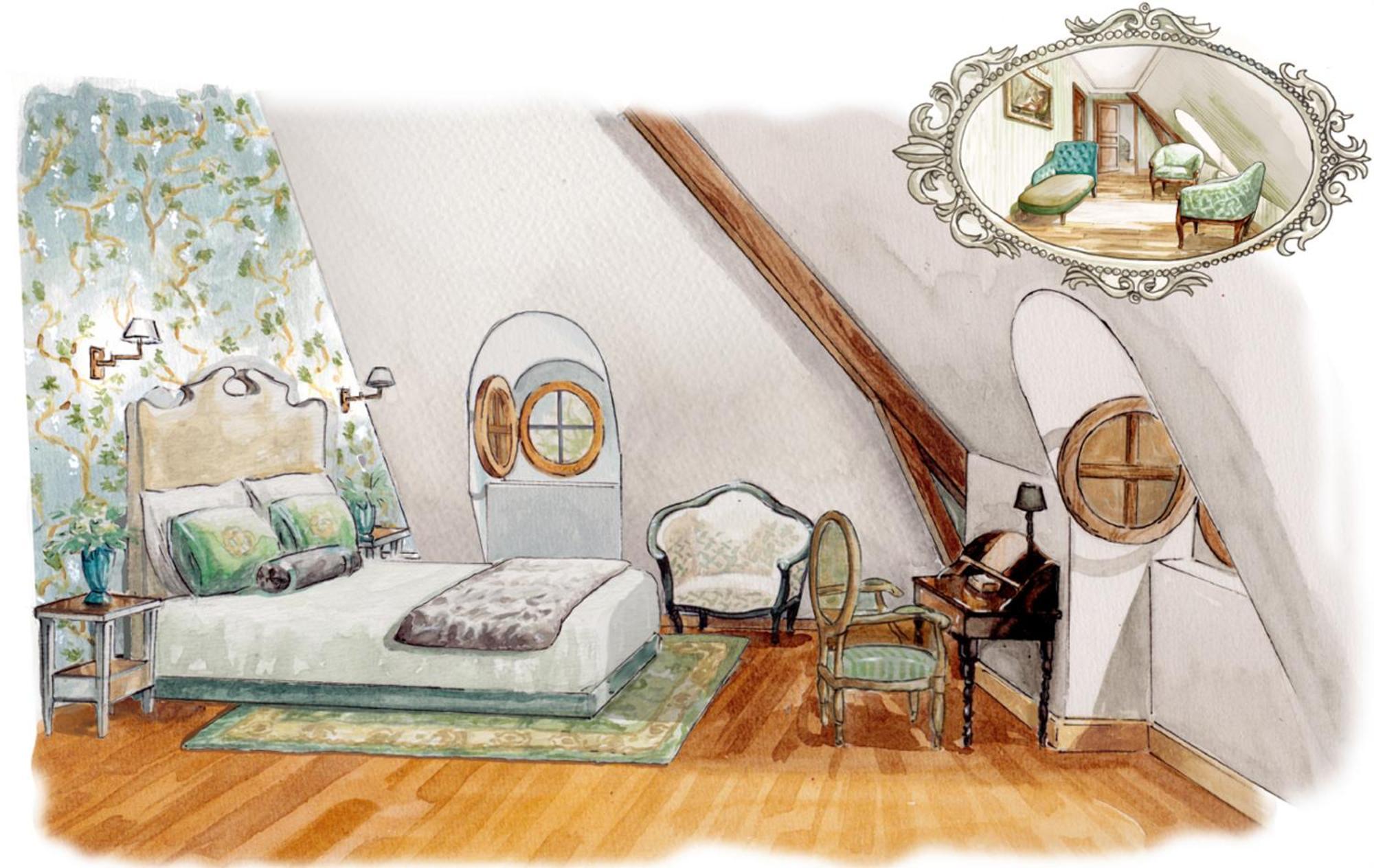 Chateau Brachet Gresy-sur-Aix Room photo